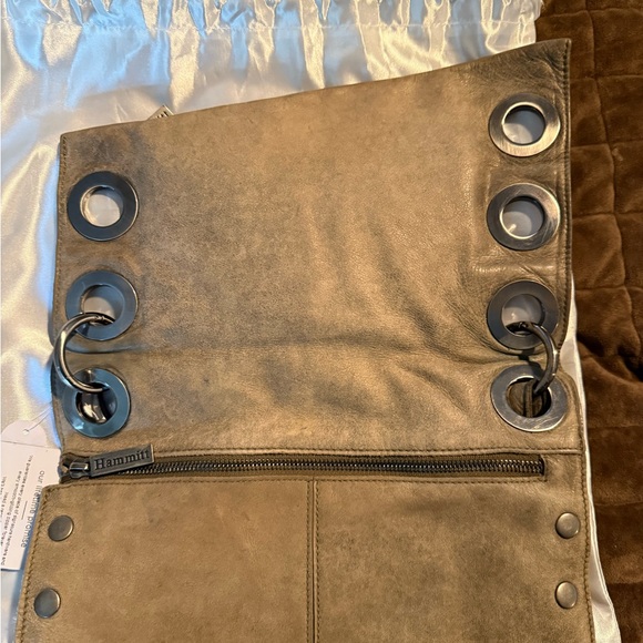 Hammitt Tan Leather Crossbody Bag with Silver Details - Picture 6 of 13